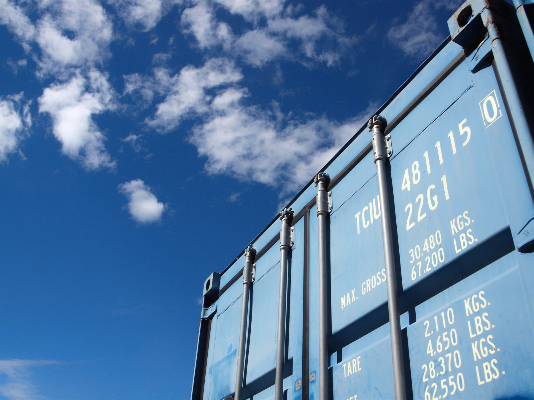 Containerverschiffung im Seehafen